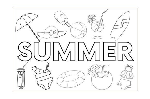 Download Doodle Summer Item - Item Collection